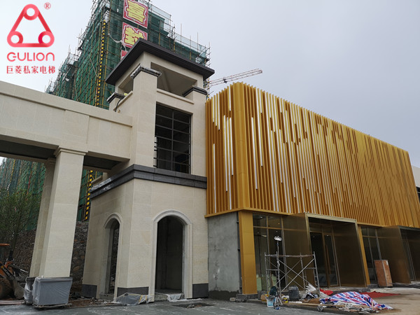 巨菱無井道無底坑別墅電梯走進湖北京山，打造經(jīng)典樣梯